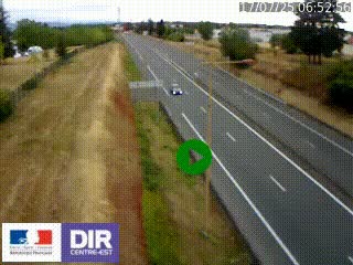 <h2>Webcam à Mably, à proximité de Roanne en direction de Moulins sur la N7</h2>