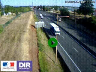 <h2>Webcam à Mably, à proximité de Roanne en direction de Moulins sur la N7</h2>