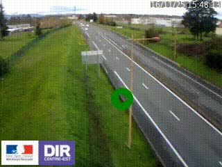 <h2>Webcam à Mably, à proximité de Roanne en direction de Moulins sur la N7</h2>