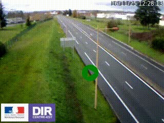 <h2>Webcam à Mably, à proximité de Roanne en direction de Moulins sur la N7</h2>