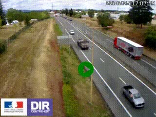 <h2>Webcam à Mably, à proximité de Roanne en direction de Moulins sur la N7</h2>