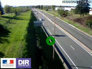 <h2>Webcam à Mably, à proximité de Roanne en direction de Moulins sur la N7</h2>