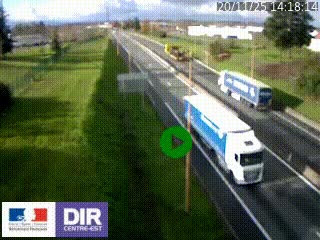 <h2>Webcam à Mably, à proximité de Roanne en direction de Moulins sur la N7</h2>