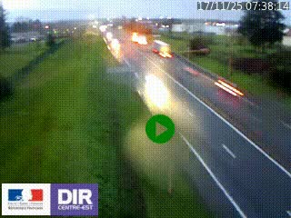 <h2>Webcam à Mably, à proximité de Roanne en direction de Moulins sur la N7</h2>