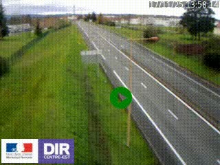 <h2>Webcam à Mably, à proximité de Roanne en direction de Moulins sur la N7</h2>