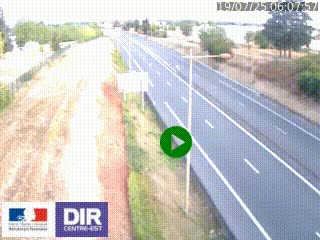 Webcam à Mably, à proximité de Roanne en direction de Moulins sur la N7