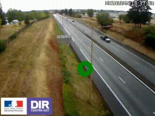 Webcam à Mably, à proximité de Roanne en direction de Moulins sur la N7