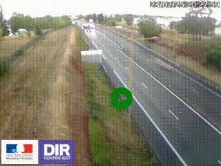 Webcam à Mably, à proximité de Roanne en direction de Moulins sur la N7