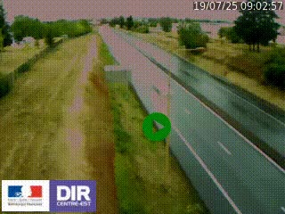 Webcam à Mably, à proximité de Roanne en direction de Moulins sur la N7