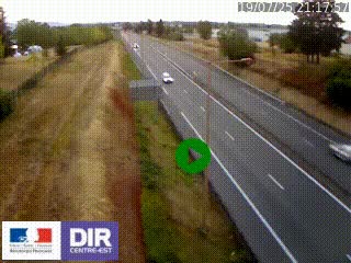 Webcam à Mably, à proximité de Roanne en direction de Moulins sur la N7