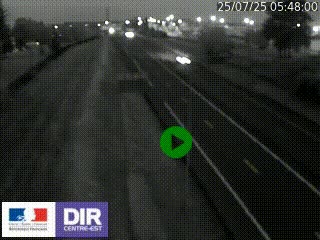 Webcam à Mably, à proximité de Roanne en direction de Moulins sur la N7