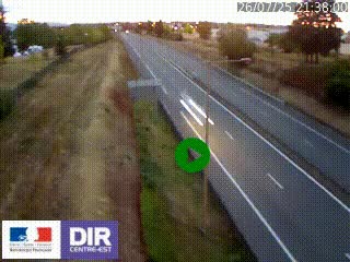 Webcam à Mably, à proximité de Roanne en direction de Moulins sur la N7