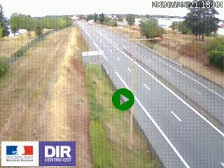 Webcam à Mably, à proximité de Roanne en direction de Moulins sur la N7