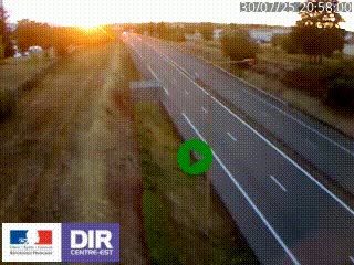 Webcam à Mably, à proximité de Roanne en direction de Moulins sur la N7
