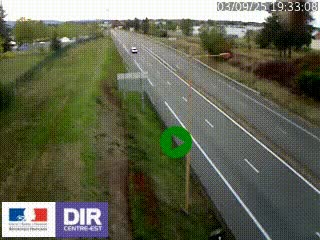 Webcam à Mably, à proximité de Roanne en direction de Moulins sur la N7
