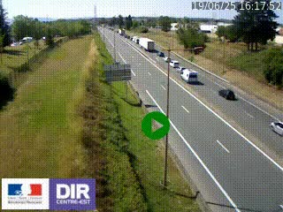 <h2>Webcam à Mably, à proximité de Roanne en direction de Moulins sur la N7</h2>