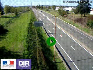 <h2>Webcam à Mably, à proximité de Roanne en direction de Moulins sur la N7</h2>
