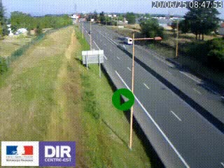<h2>Webcam à Mably, à proximité de Roanne en direction de Moulins sur la N7</h2>