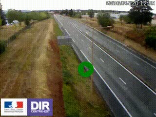 <h2>Webcam à Mably, à proximité de Roanne en direction de Moulins sur la N7</h2>
