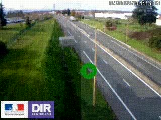 <h2>Webcam à Mably, à proximité de Roanne en direction de Moulins sur la N7</h2>