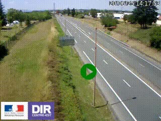 <h2>Webcam à Mably, à proximité de Roanne en direction de Moulins sur la N7</h2>