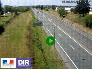 <h2>Webcam à Mably, à proximité de Roanne en direction de Moulins sur la N7</h2>