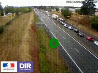 <h2>Webcam à Mably, à proximité de Roanne en direction de Moulins sur la N7</h2>