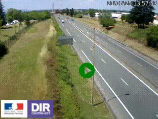 <h2>Webcam à Mably, à proximité de Roanne en direction de Moulins sur la N7</h2>