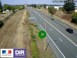 <h2>Webcam à Mably, à proximité de Roanne en direction de Moulins sur la N7</h2>