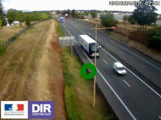 <h2>Webcam à Mably, à proximité de Roanne en direction de Moulins sur la N7</h2>