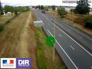 <h2>Webcam à Mably, à proximité de Roanne en direction de Moulins sur la N7</h2>