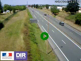 <h2>Webcam à Mably, à proximité de Roanne en direction de Moulins sur la N7</h2>