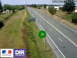 <h2>Webcam à Mably, à proximité de Roanne en direction de Moulins sur la N7</h2>