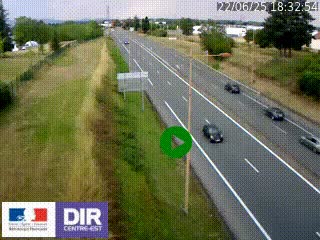 <h2>Webcam à Mably, à proximité de Roanne en direction de Moulins sur la N7</h2>