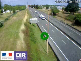 <h2>Webcam à Mably, à proximité de Roanne en direction de Moulins sur la N7</h2>