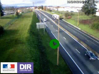 <h2>Webcam à Mably, à proximité de Roanne en direction de Moulins sur la N7</h2>