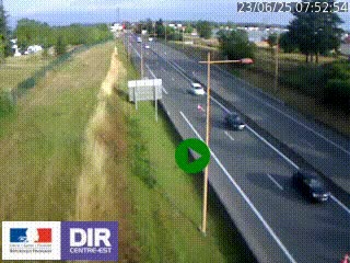 <h2>Webcam à Mably, à proximité de Roanne en direction de Moulins sur la N7</h2>