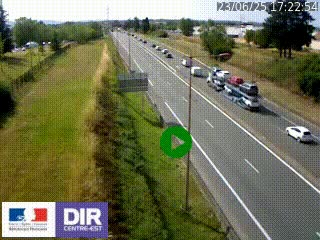 <h2>Webcam à Mably, à proximité de Roanne en direction de Moulins sur la N7</h2>