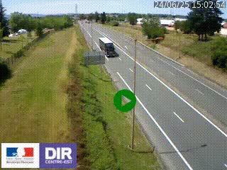 <h2>Webcam à Mably, à proximité de Roanne en direction de Moulins sur la N7</h2>