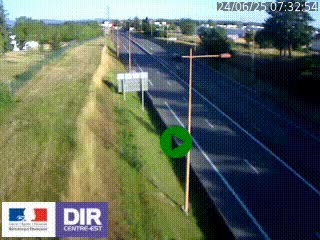 <h2>Webcam à Mably, à proximité de Roanne en direction de Moulins sur la N7</h2>