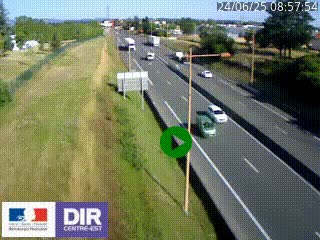<h2>Webcam à Mably, à proximité de Roanne en direction de Moulins sur la N7</h2>
