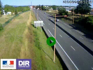 <h2>Webcam à Mably, à proximité de Roanne en direction de Moulins sur la N7</h2>