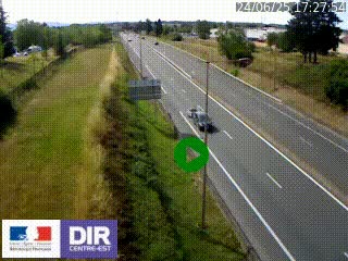 <h2>Webcam à Mably, à proximité de Roanne en direction de Moulins sur la N7</h2>