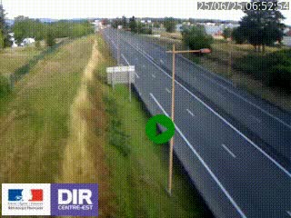<h2>Webcam à Mably, à proximité de Roanne en direction de Moulins sur la N7</h2>