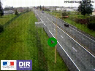 <h2>Webcam à Mably, à proximité de Roanne en direction de Moulins sur la N7</h2>