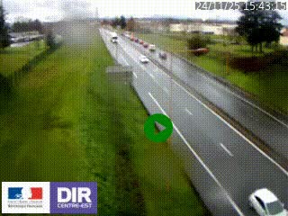 <h2>Webcam à Mably, à proximité de Roanne en direction de Moulins sur la N7</h2>