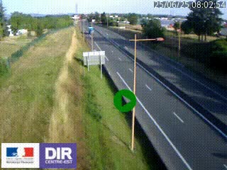 <h2>Webcam à Mably, à proximité de Roanne en direction de Moulins sur la N7</h2>