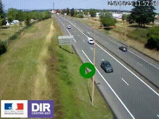 <h2>Webcam à Mably, à proximité de Roanne en direction de Moulins sur la N7</h2>