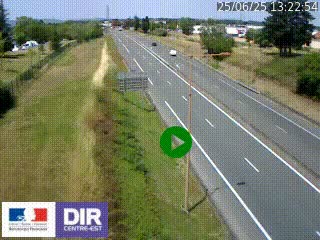 <h2>Webcam à Mably, à proximité de Roanne en direction de Moulins sur la N7</h2>