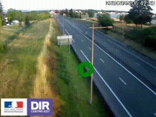 <h2>Webcam à Mably, à proximité de Roanne en direction de Moulins sur la N7</h2>